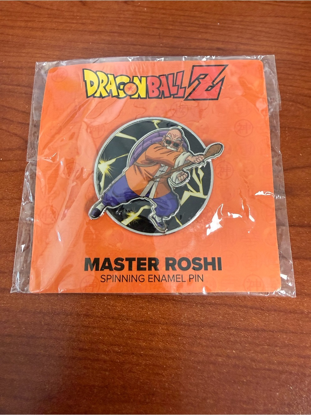 Dragon Ball Z Kids Master Roshi Orange & Purple Enamel Pin